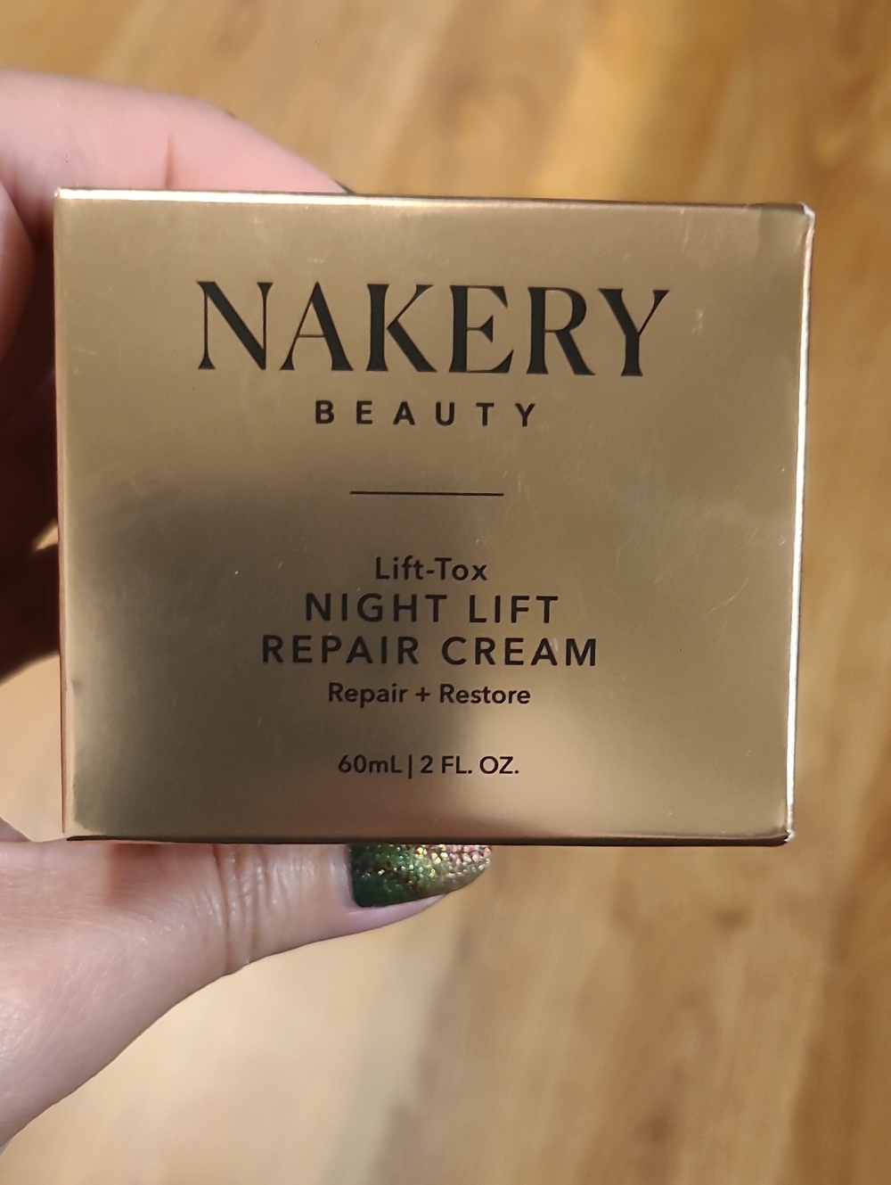 Nakery Beauty Lift-Tox Night Lift Repair Cream- restore, lift, firm, hydrate NIB